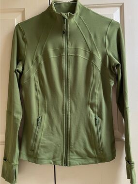 🍒LULULEMON sz 10 DEFINE JACKET *LUON GREEN FOLIAGE Vista ~ HTF SIZE!